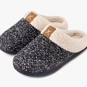 ULTRAIDEAS Women's Cozy Memory Foam Fleece Lined Slippers
